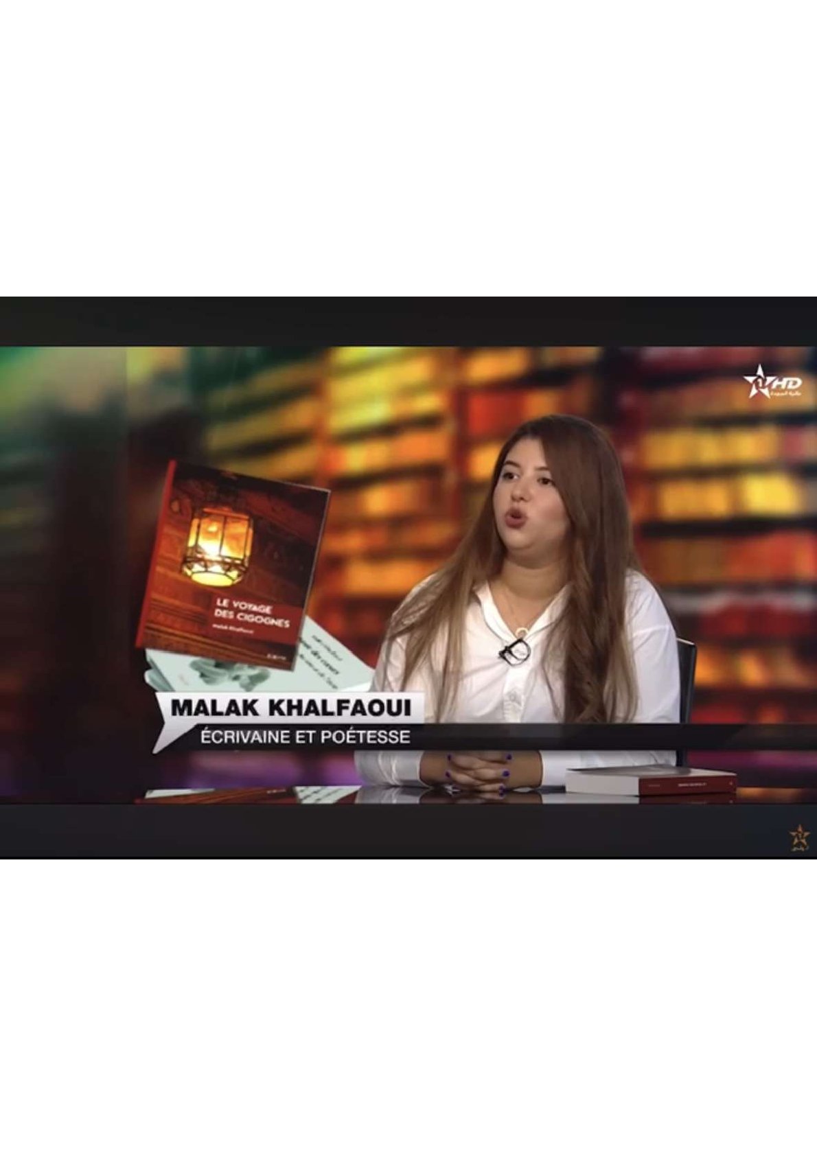 Intervention télévisée Malak KHALFAOUI SNRT