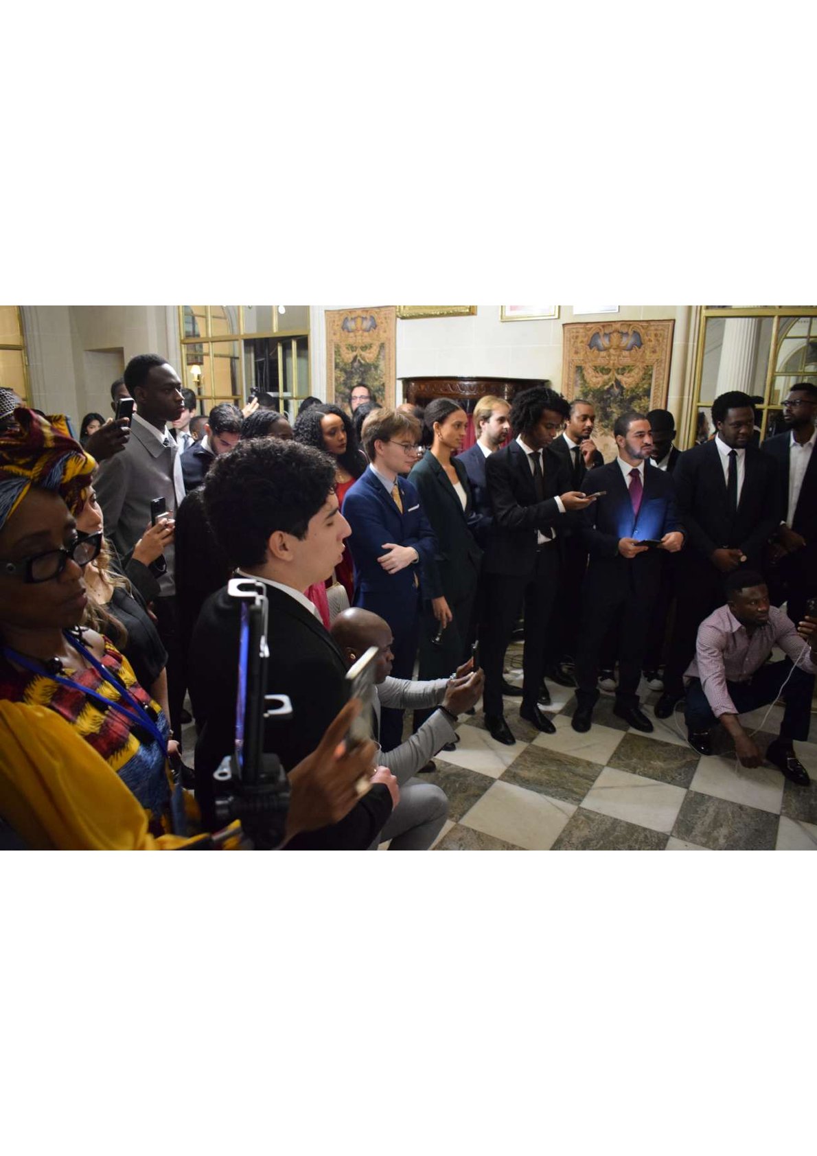 100 personnes Ambassade Libéria